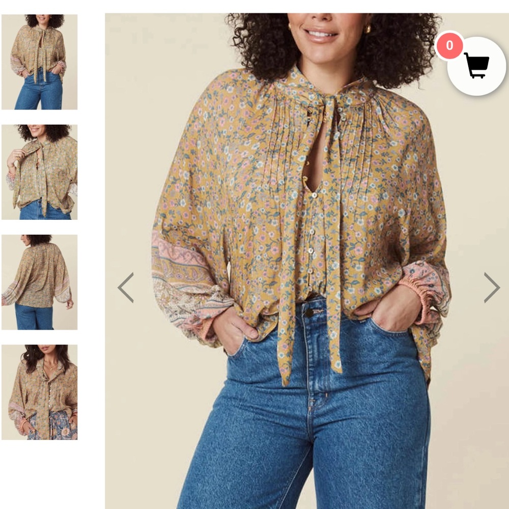 Spell Mossy Blouse Size Small